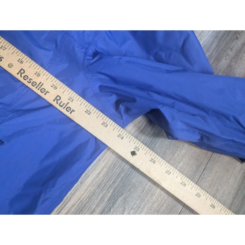 The North Face Rain Jacket Mens Large Blue Resolve 2 Dryvent Full Zip Hooded